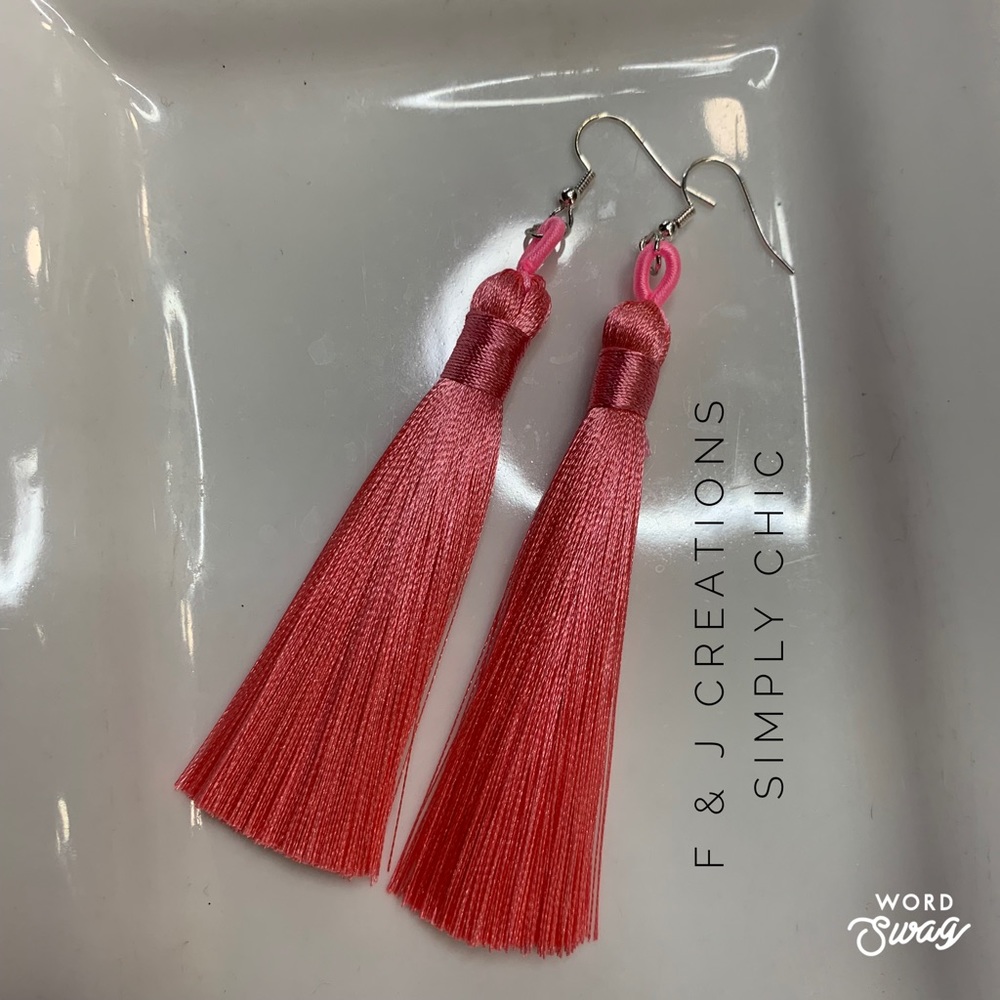 Silk Tassel Earrings